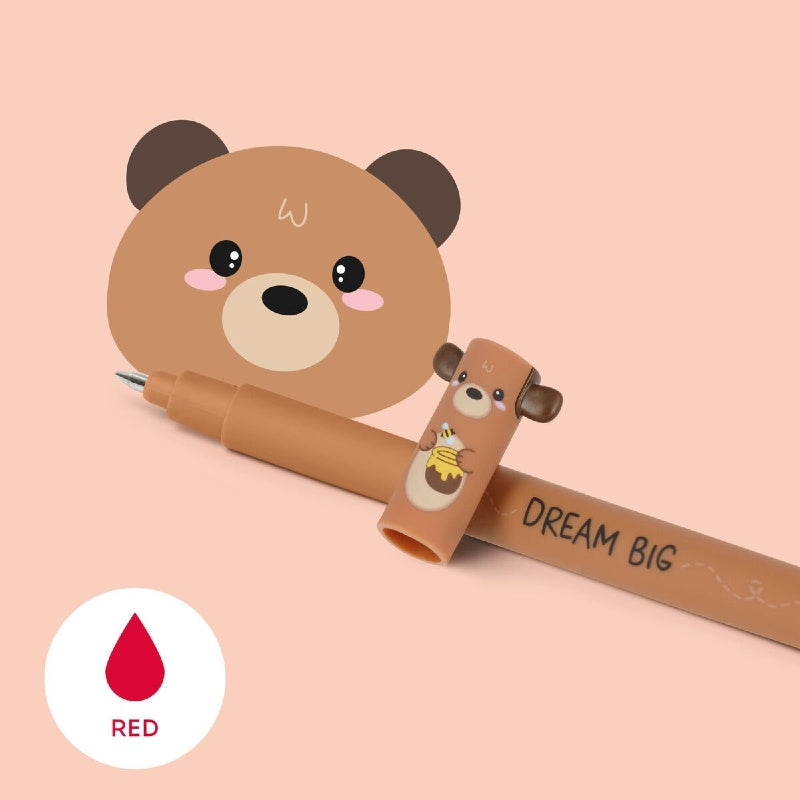 Erasable Pen Bear Red Ink