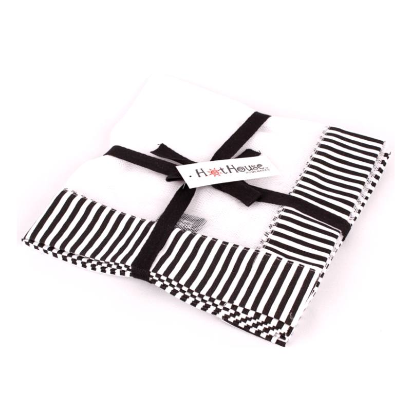 Food Cover Stripe Black