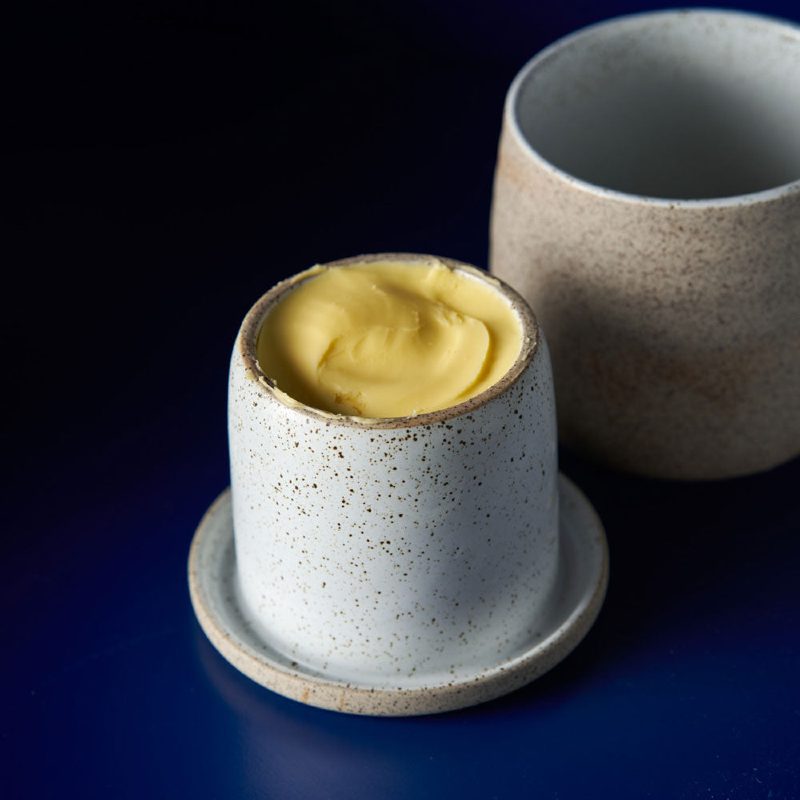 Garden to Table Butter Bell White