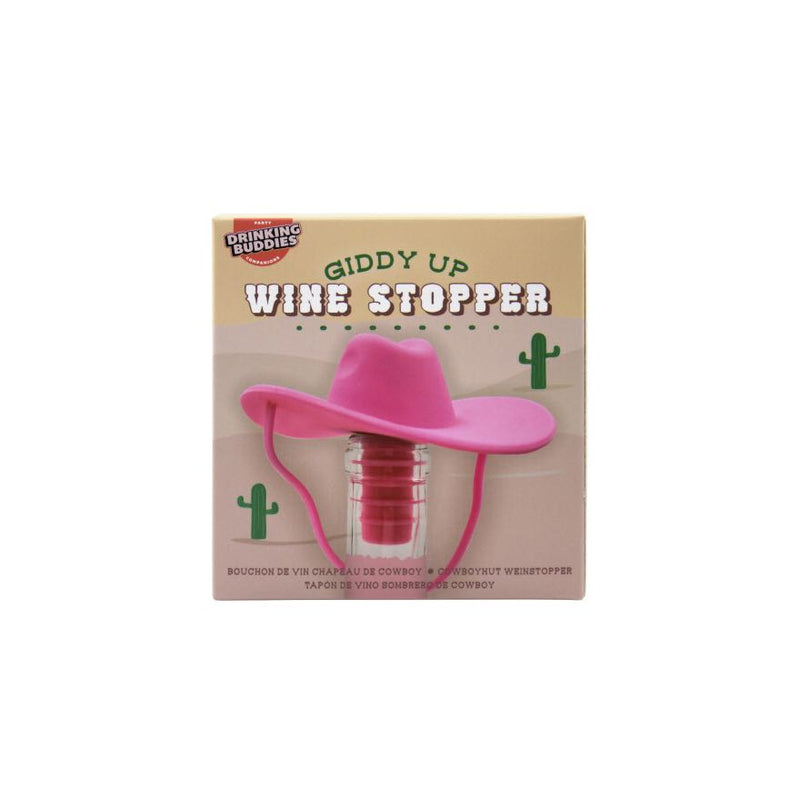 Giddy Up Wine Stopper Pink