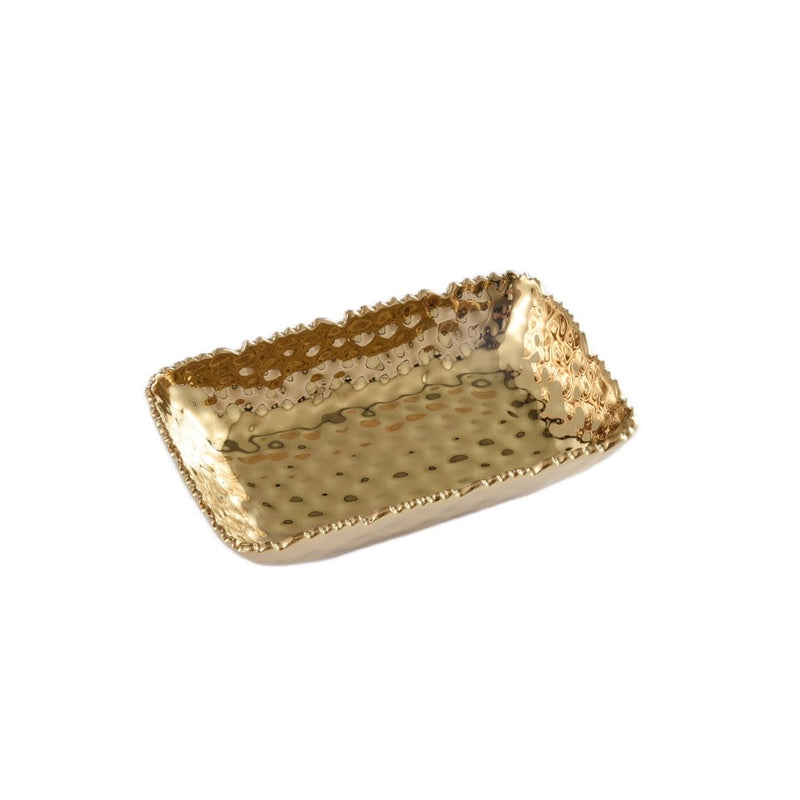 Golden Millennium Rectangular Dish