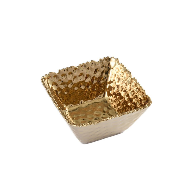 Golden Millennium Small Square Bowl