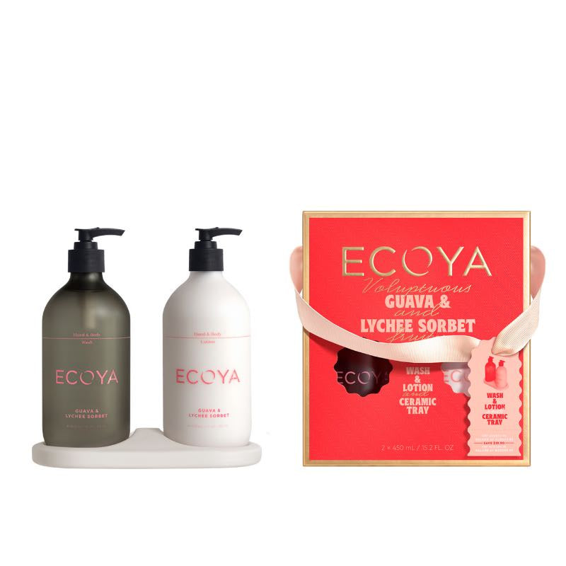 Guava & Lychee Sorbet Bathroom Gift Set