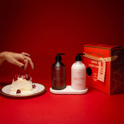Guava & Lychee Sorbet Bathroom Gift Set