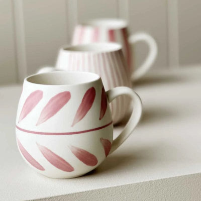 Hug Me Mugs Rose Brush Set of 4