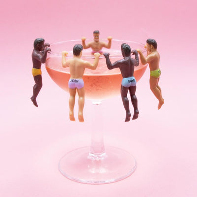 Hunky Buddies Drink Markers Set of 6