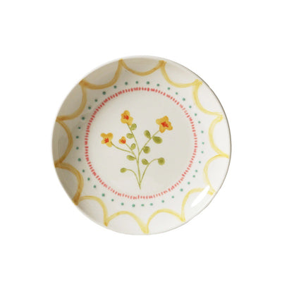 June's Garden Yellow Bush Pea Side Plate 16cm