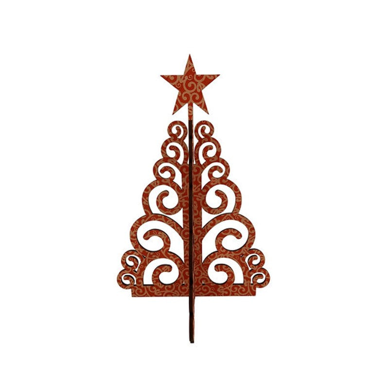 Abstract Designs Koru Tree Flatpack Small Koru Red – Mooch