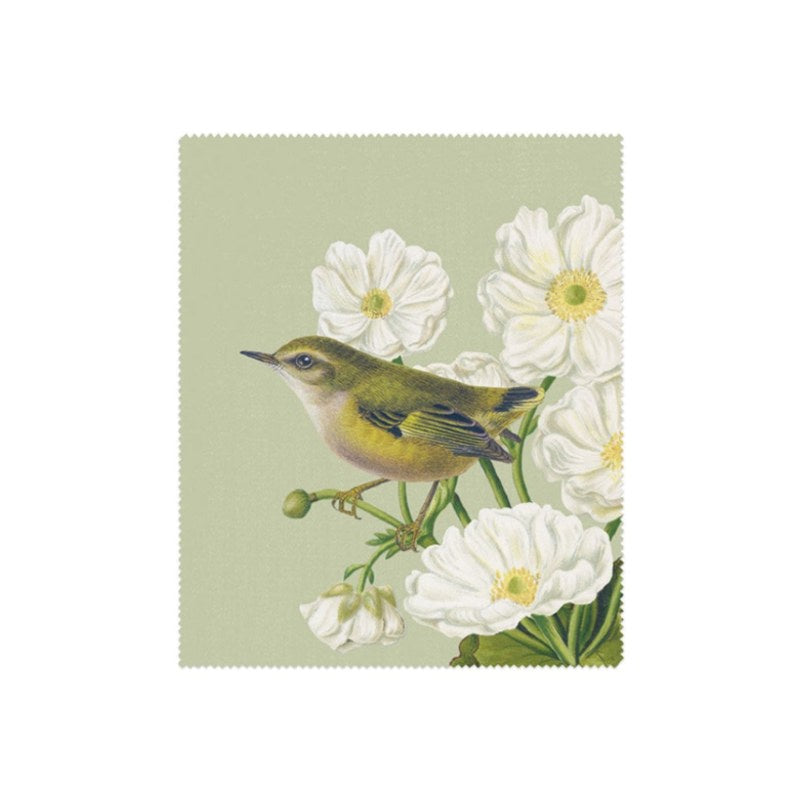 Lens Cloth Birds & Botanicals Rifleman