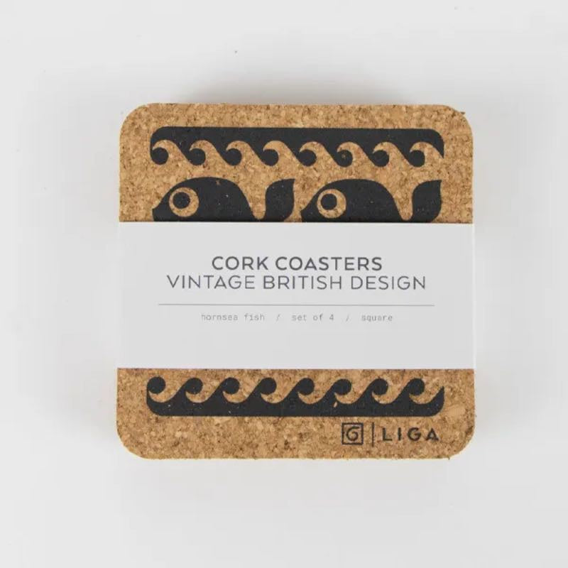 Hornsea Fish Coaster Set of 4