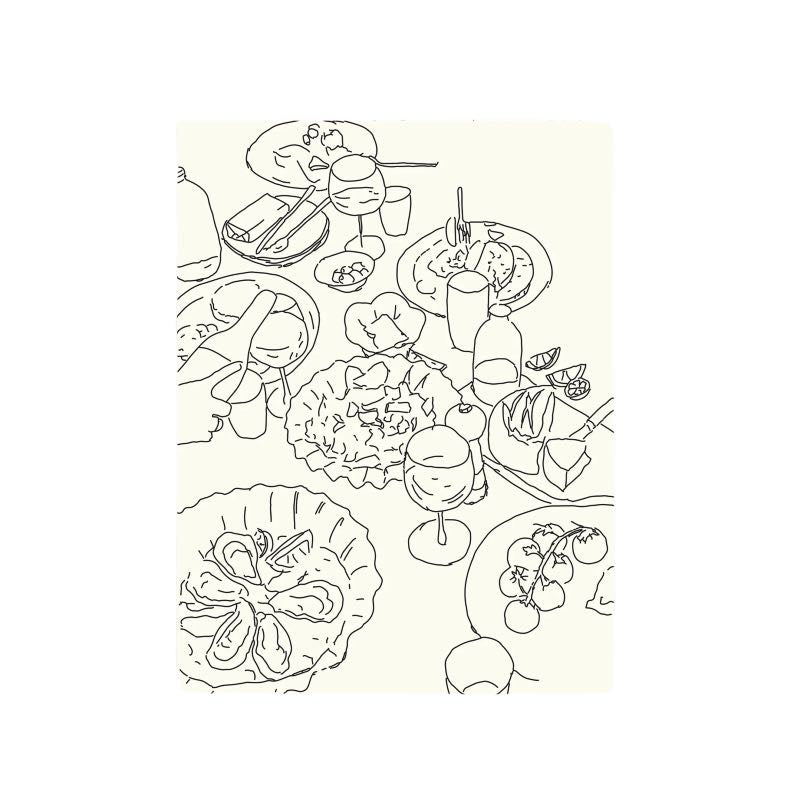 Lunch Tea Towel