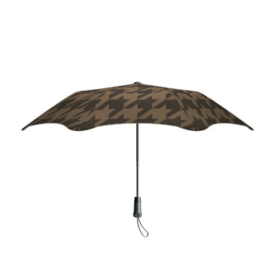 Metro Umbrella Houndstooth Cocoa