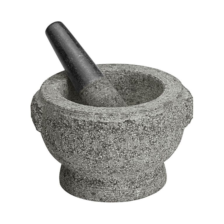Mortar & Pestle 17cm Rough Granite