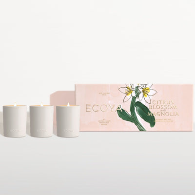 Mother's Day Mini Candle Trio Gift Set Citrus Blossom & Magnolia