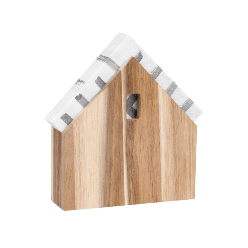 Napkin Holder House Acacia Small