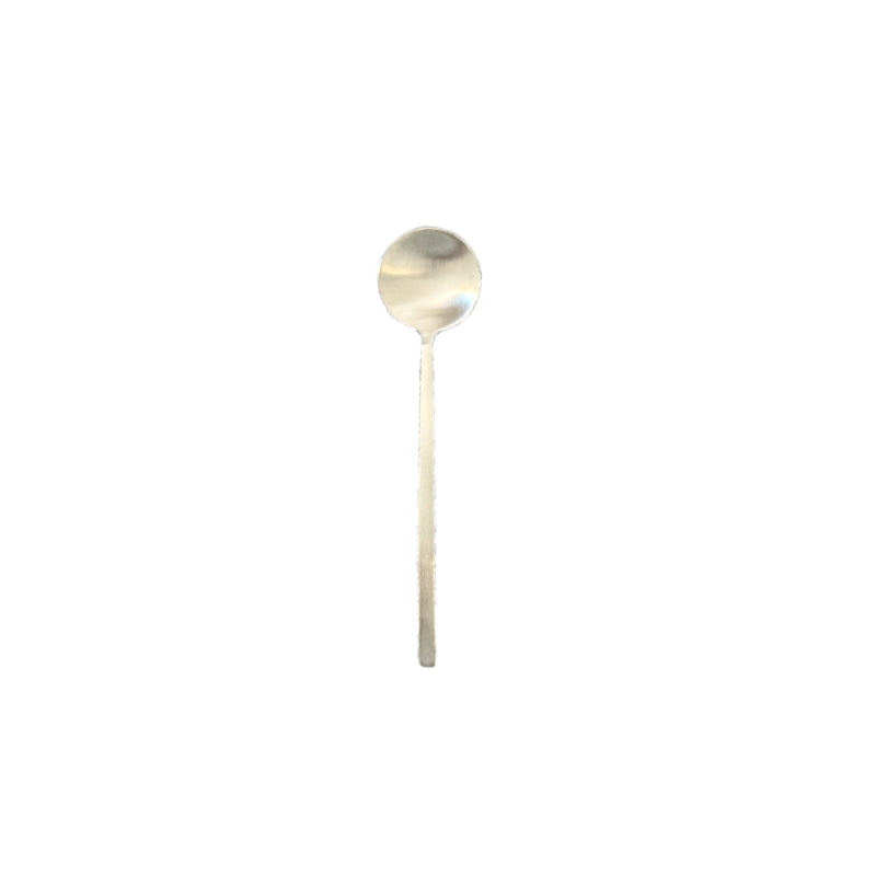 Oro Condiment Spoon Silver