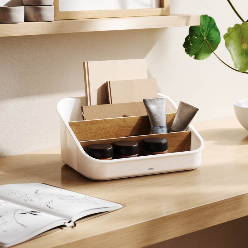 Packet Organiser Bellwood White/Natural
