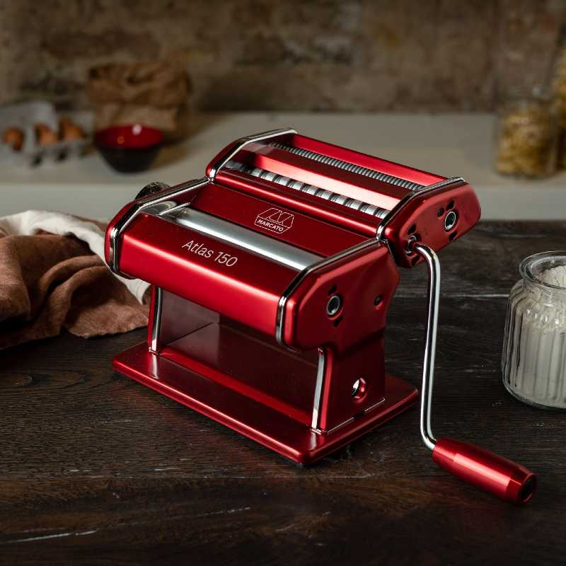 Pasta Machine Atlas 150 Design Red
