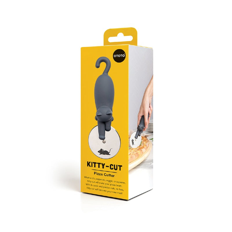 Pizza Cutter Kitty Cut