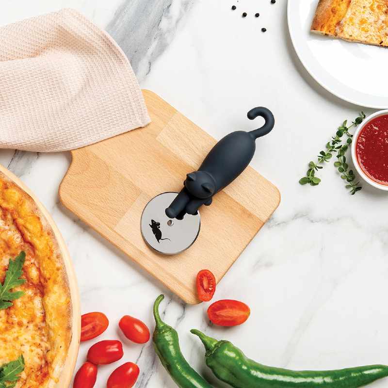 Pizza Cutter Kitty Cut