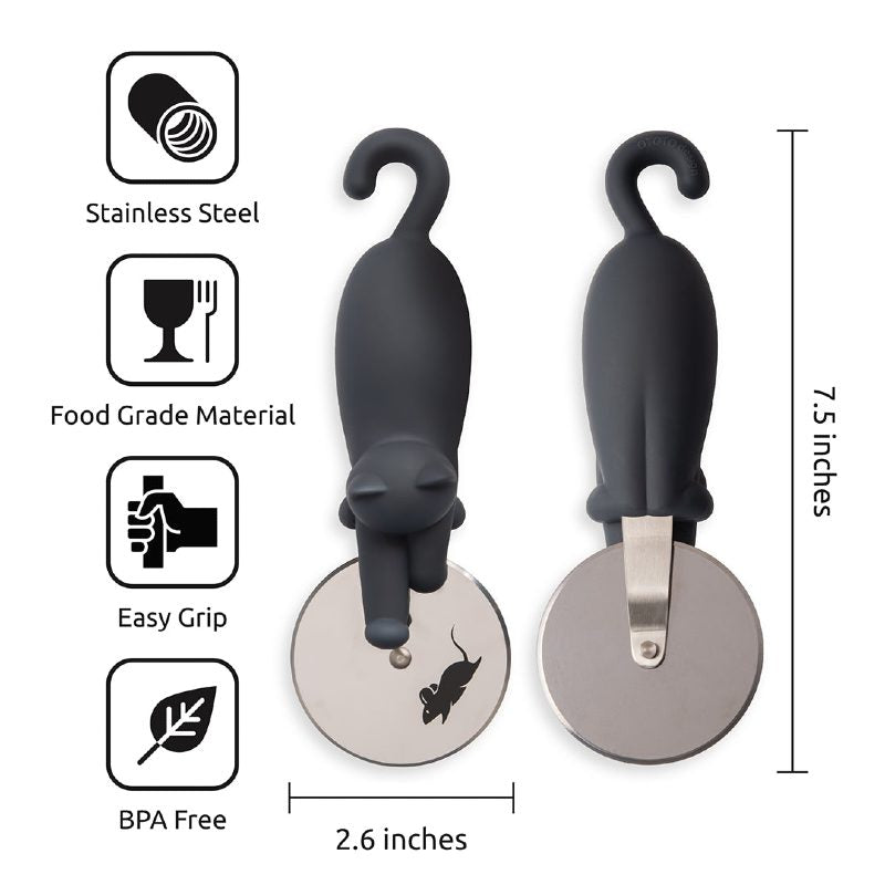 Pizza Cutter Kitty Cut