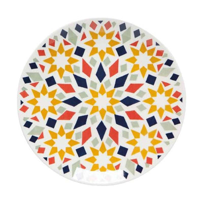 Plate Kaleidoscope Stamped