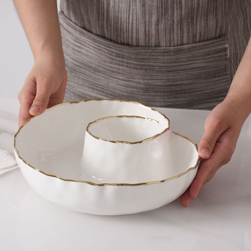Portofino Round Chip & Dip