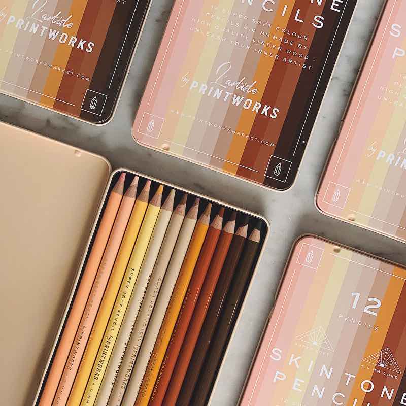 Colour Pencils (Set Of 12) - Skin Tone