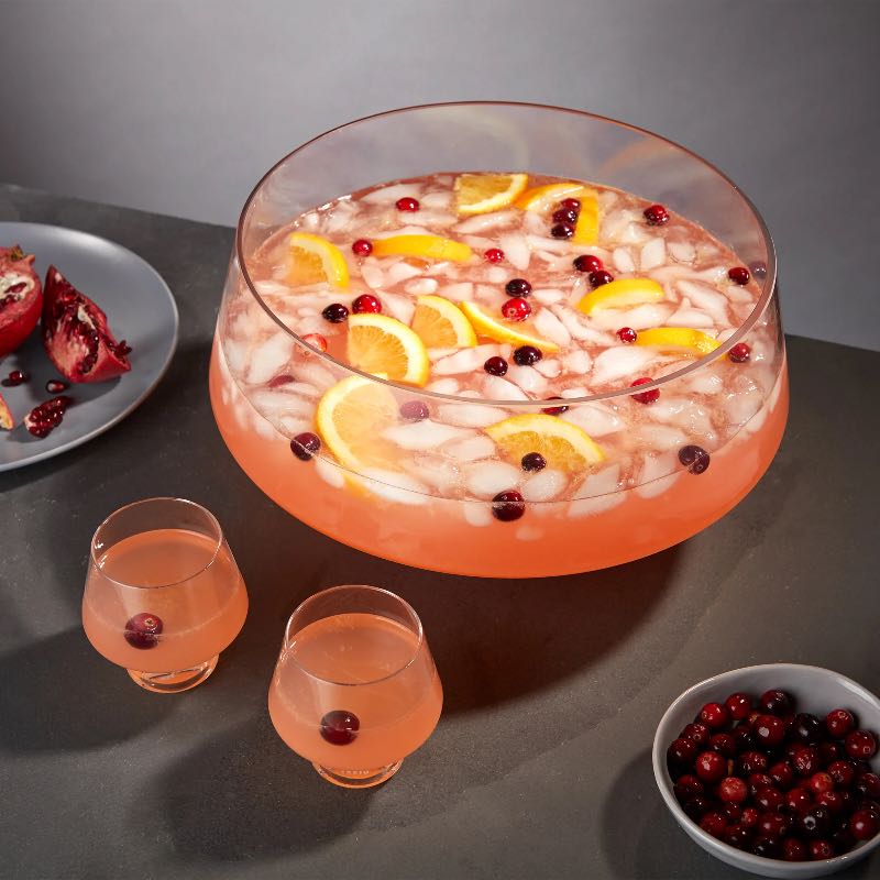 Raye Footed Punch Bowl