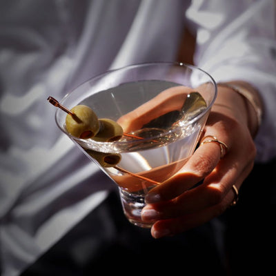 Raye Stemless Martini Glasses