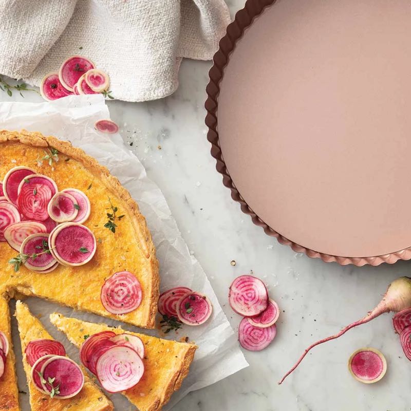 Rose Gold Quiche & Tart Pan