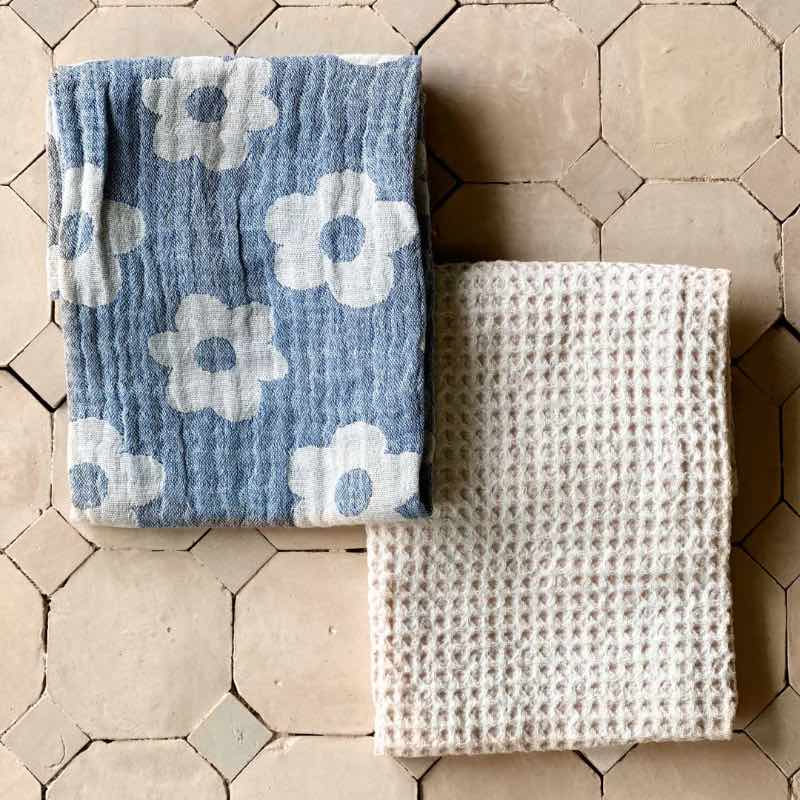 Set of 2 Tea Towels Bloom