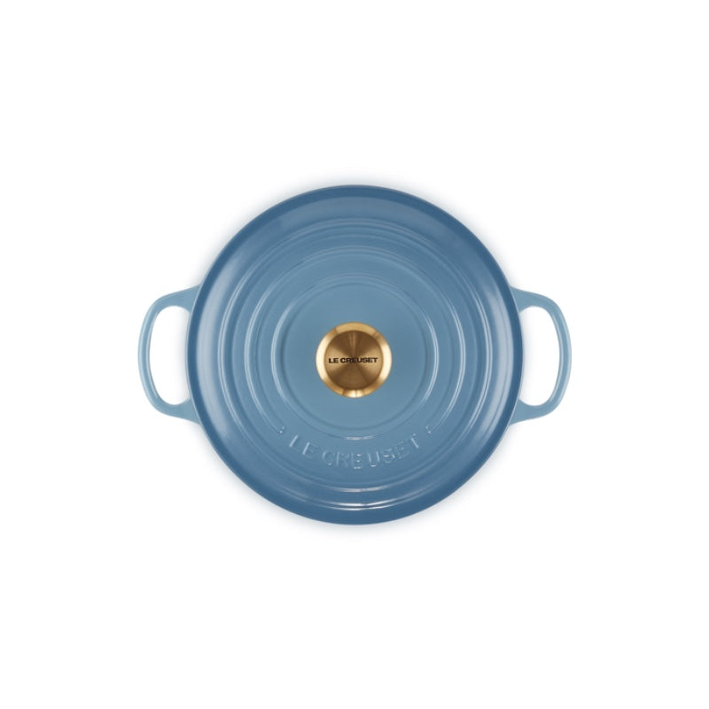 Signature Round Casserole Chambray