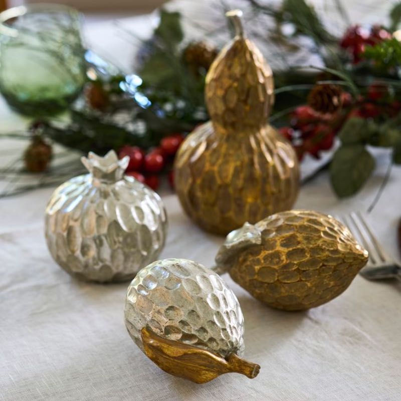 Silver Pomegranate Décor