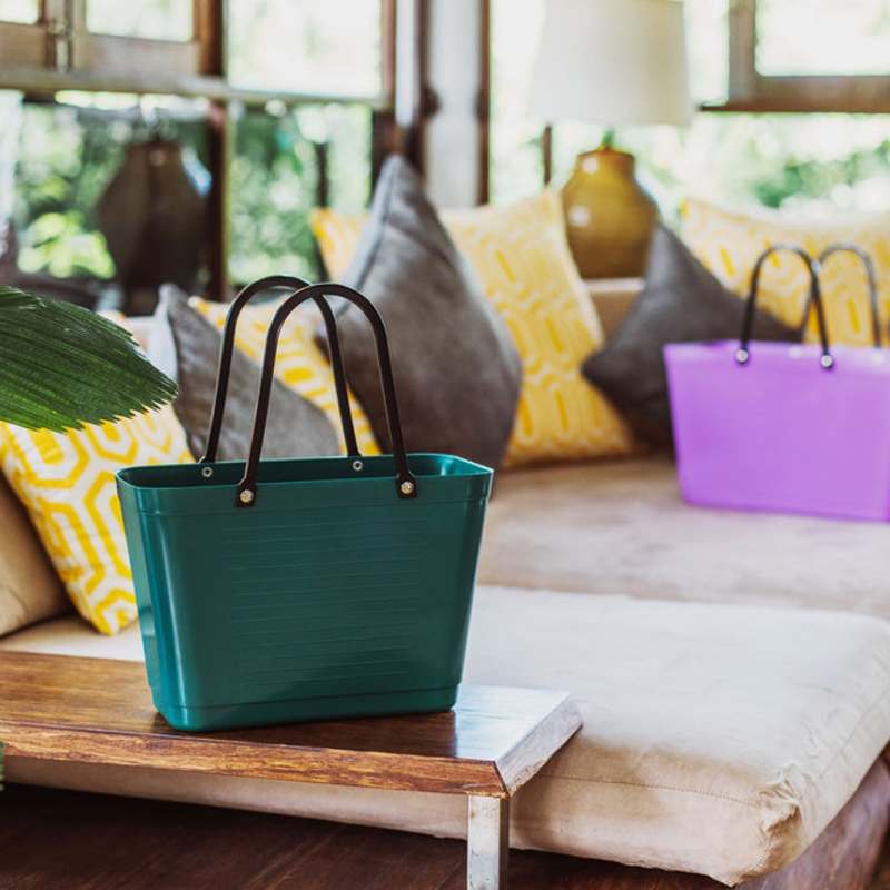 Small Bag Green Plastic Dark Green