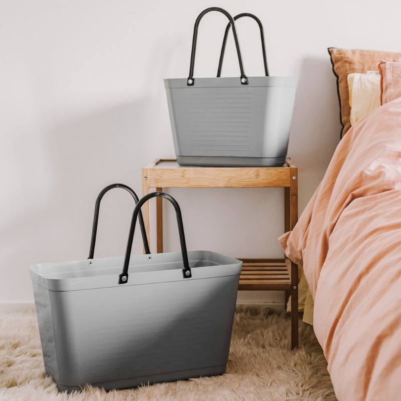 Small Bag Green Plastic Light Grey