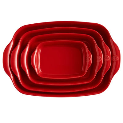 Small Rectangular Oven Dish 30cm Burgundy