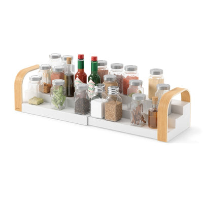 Spice Rack Bellwood 3 Tier White/Natural