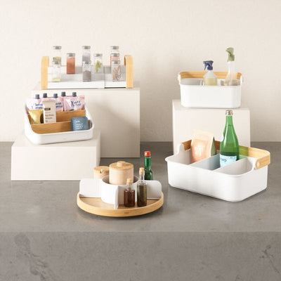 Spice Rack Bellwood 3 Tier White/Natural
