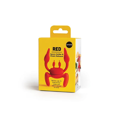 Spoon Holder And Steam Releaser Red