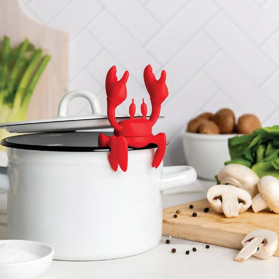 Spoon Holder And Steam Releaser Red