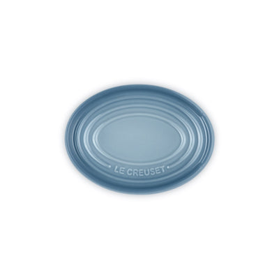 Stoneware Oval Spoon Rest Chambray