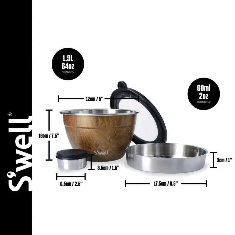 Teakwood Salad Bowl Kit