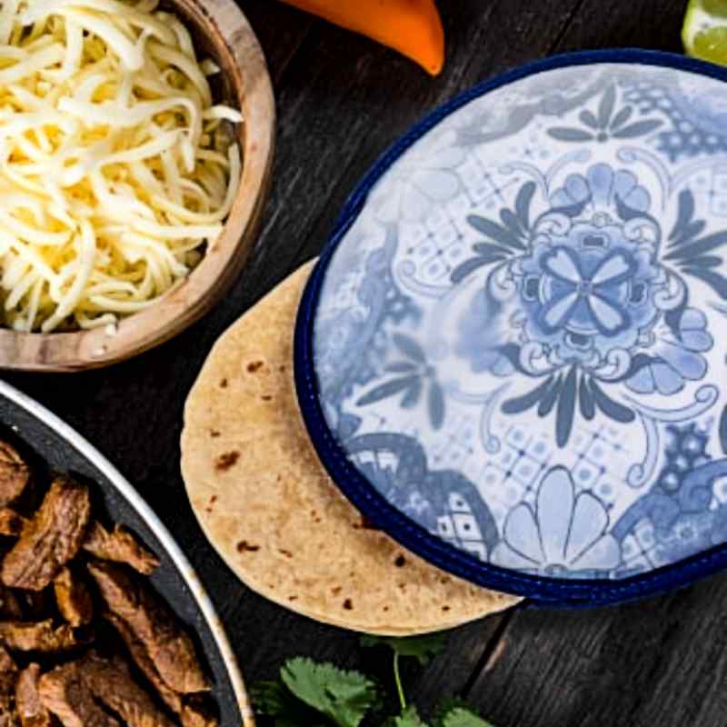 Tortilla Warmer Blue