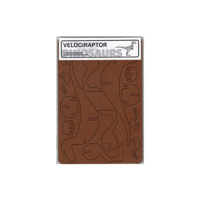 Velociraptor Flatpack A5 Brown