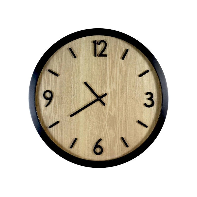 Wall Clock Jubilee Black Oak