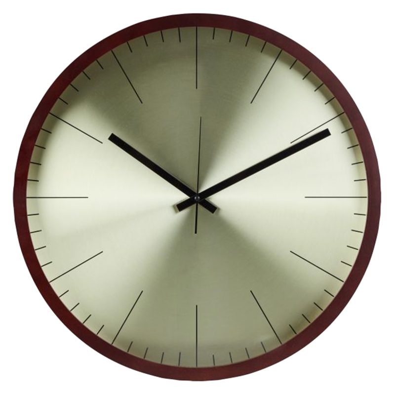 Wall Clock Barrett Platinum