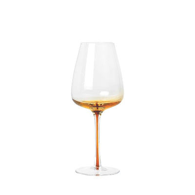 White Wine Glass Amber