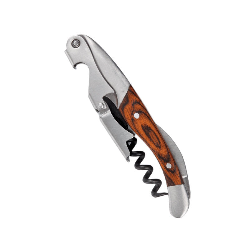 Wooden Double Hinged Corkscrew