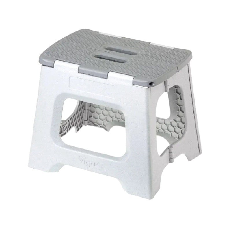 Zeroline Foldable Stool Grey 27cm